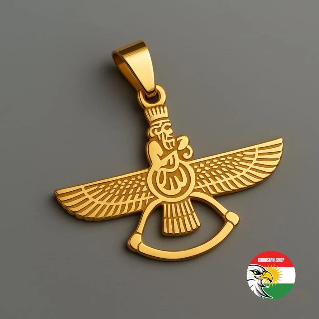 Ahura Mazda (Zerdüşt) Kolyesi Çelik