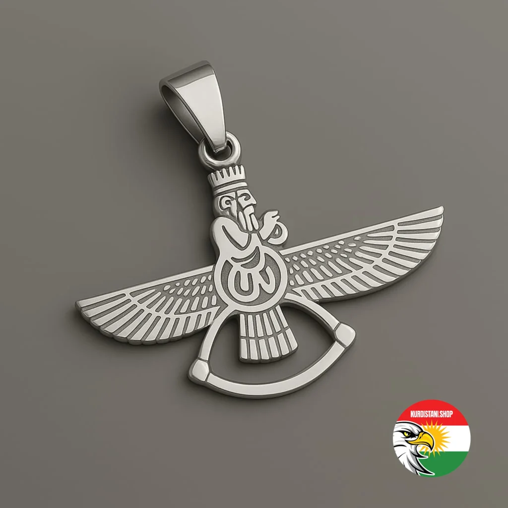 Ahura Mazda (Zerdüşt) Kolyesi Çelik