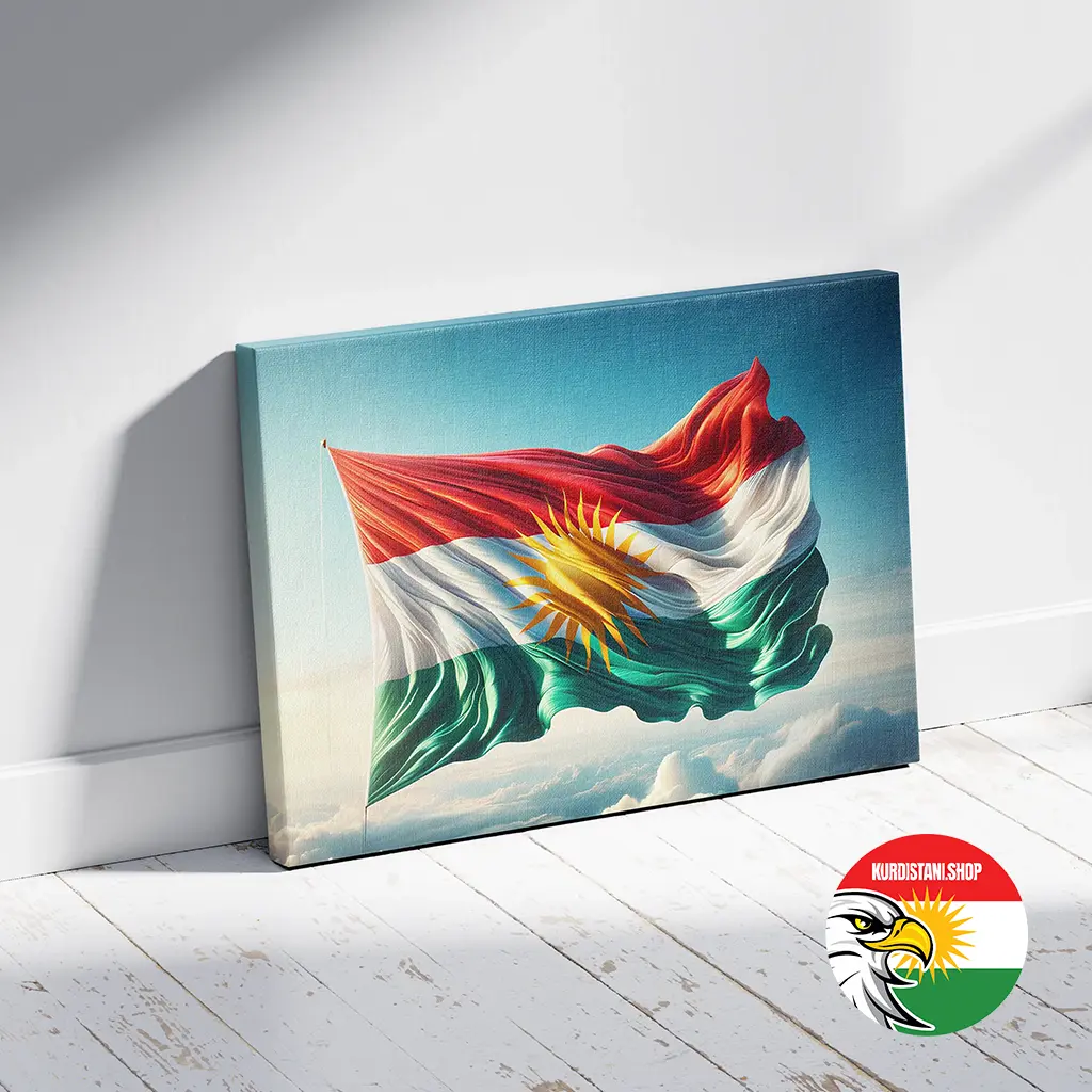 Kurdistan Tablo Kaliteli Kumaş Kanvas Tablo 50*75 cm