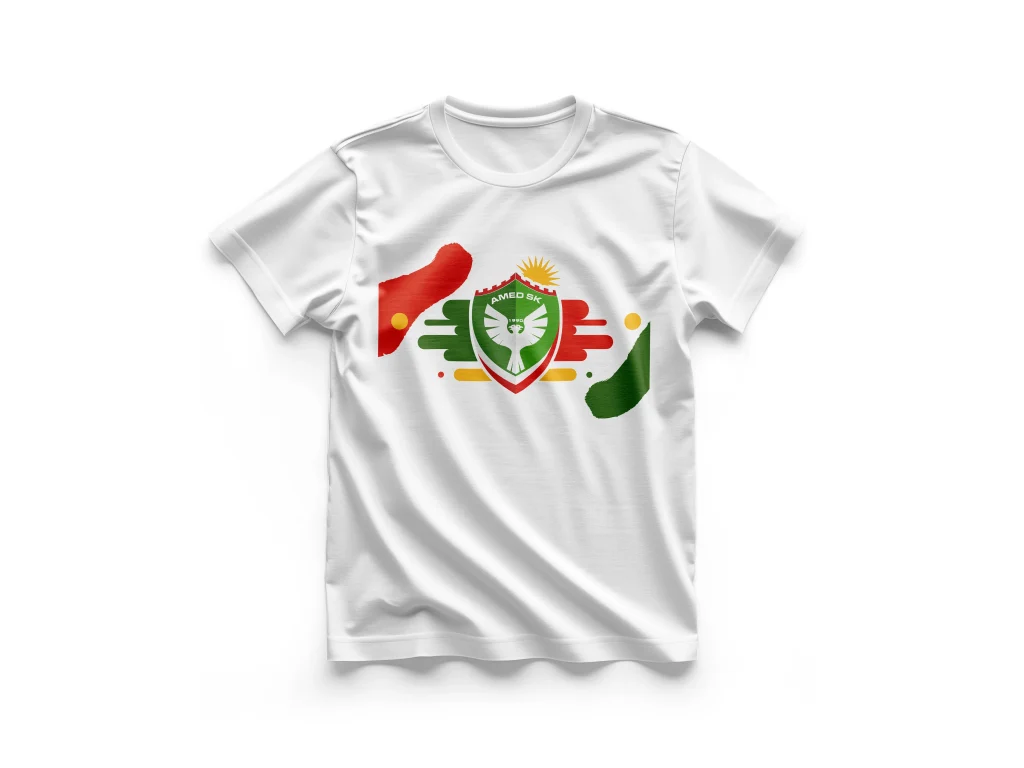 Kişiye Özel Baskılı Kurdistani Tişört Beyaz