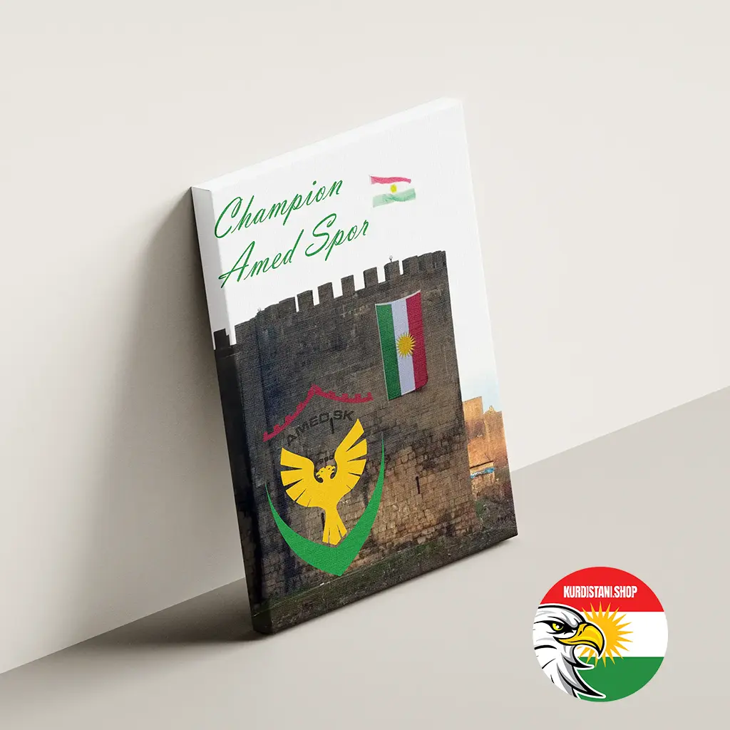 Kurdistan Tablo Kaliteli Kumaş Kanvas Tablo 50*75 cm