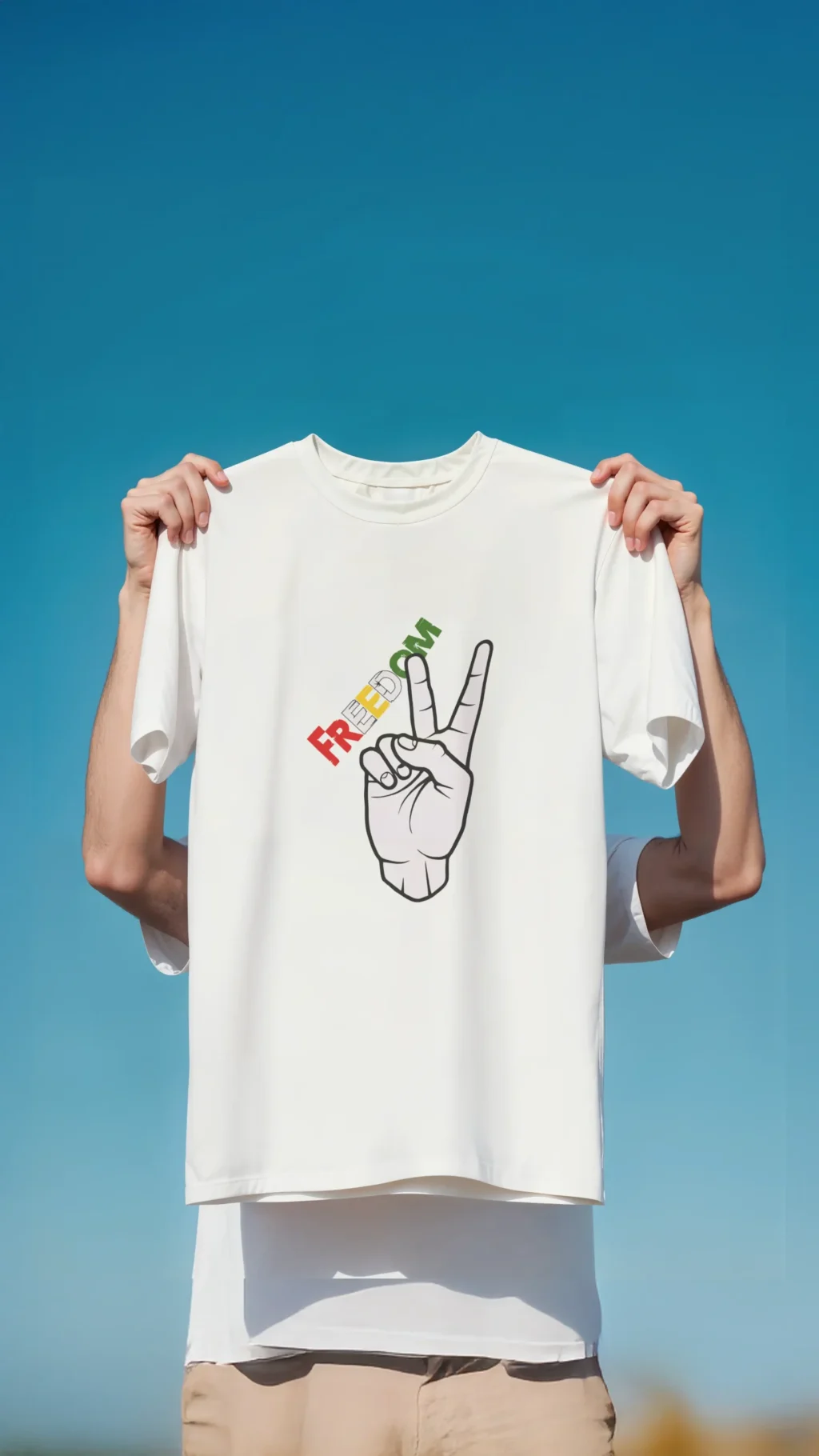 Kişiye Özel Baskılı Kurdistani Tişört Beyaz