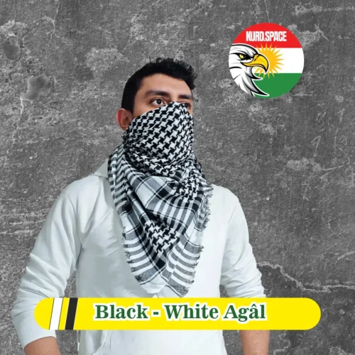 Siyah Beyaz Yöresel Agal (Puşi)