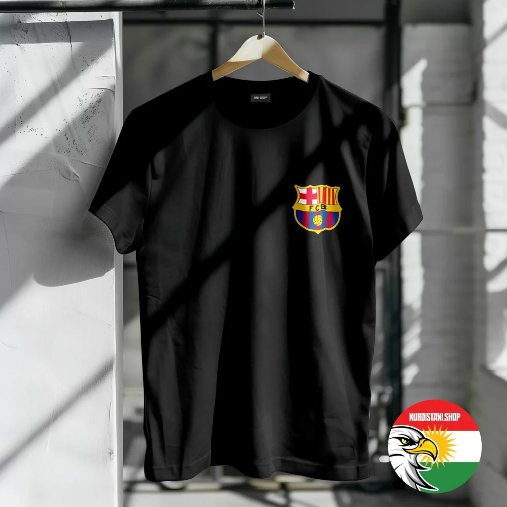 Kaliteli Baskı Kurdistani Tişörtler Siyah Penye Kumaş