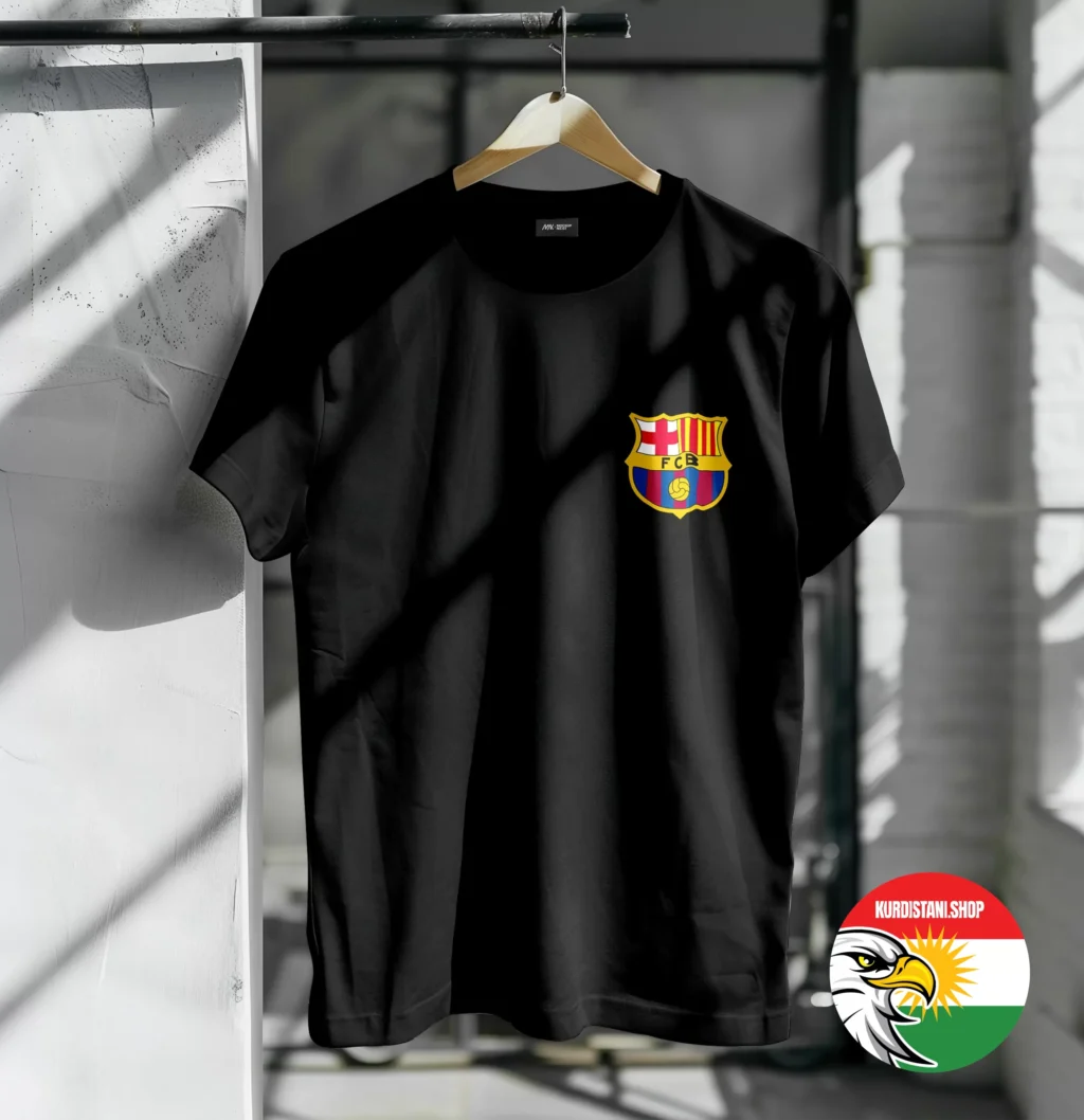Kaliteli Baskı Kurdistani Tişörtler Siyah Penye Kumaş