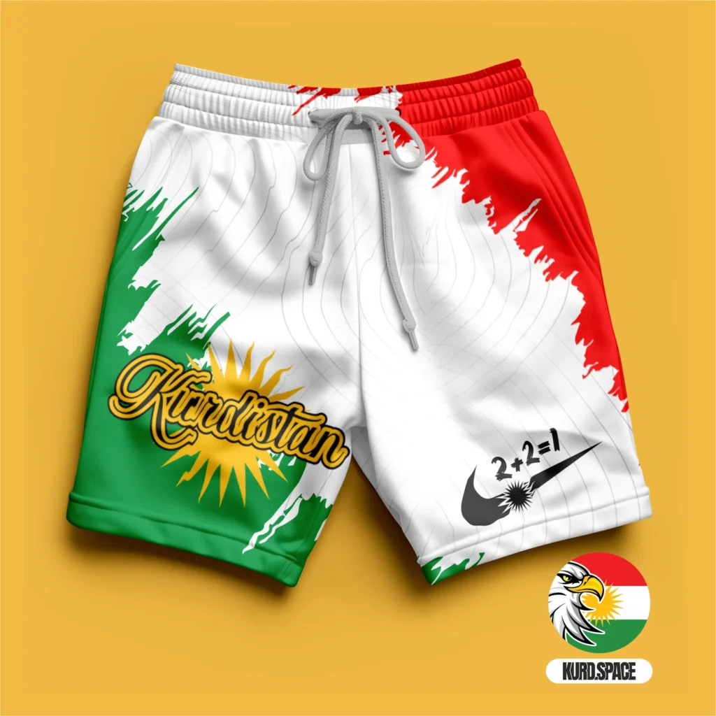 Kurdistan Bayraklı Futbol Şortu - Soccer Short