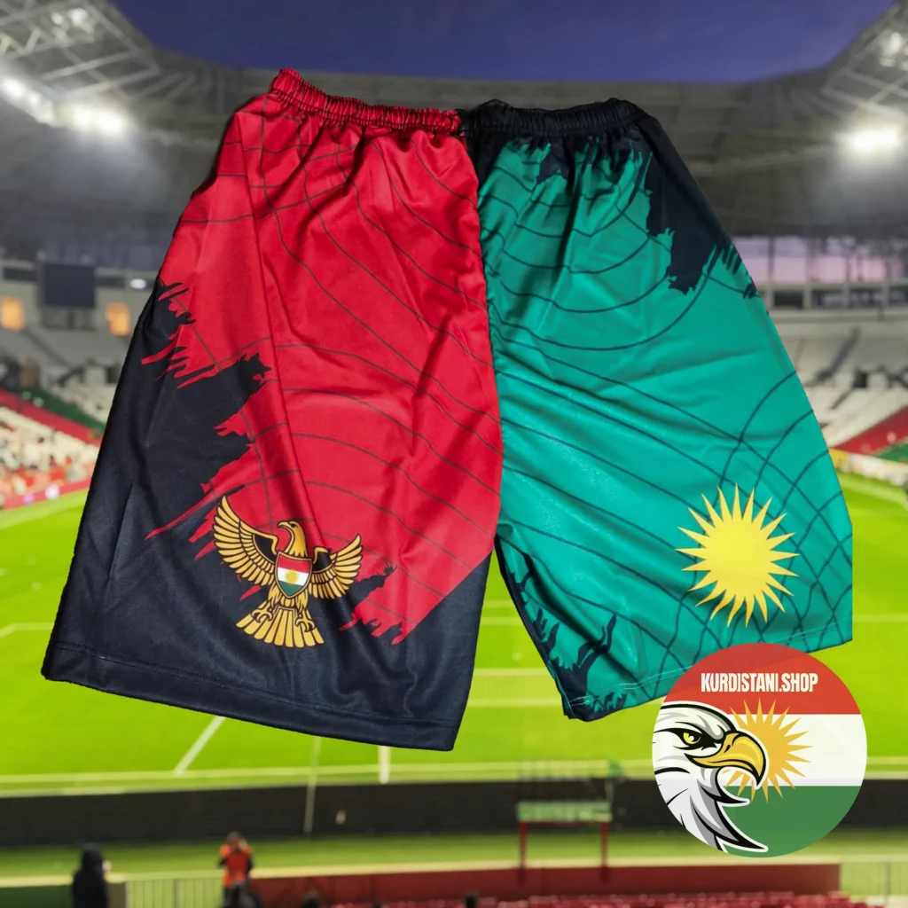 Kurdistan Bayraklı Futbol Şortu - Soccer Short