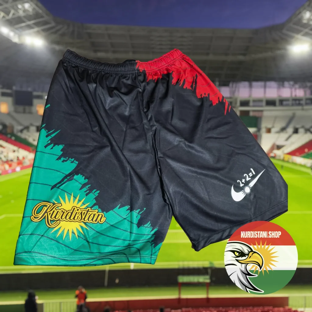 Kurdistan Bayraklı Futbol Şortu - Soccer Short