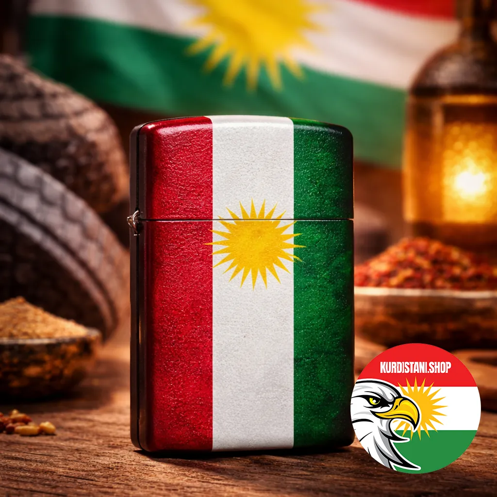 Kurdistan Tasarımlı Zippo Çakmak Çeşitleri
